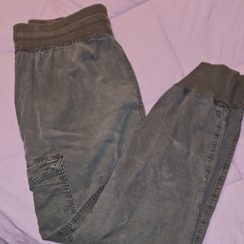 Aerie Gray Track Pants